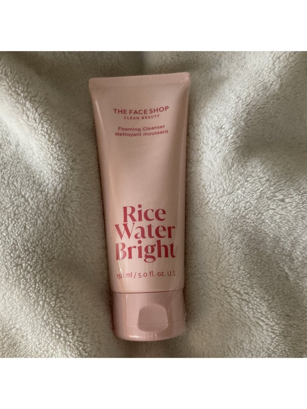 THE FACE SHOP Rice Water Bright Foaming Cleanser 5 Oz 150ml New Sealed Face Wash